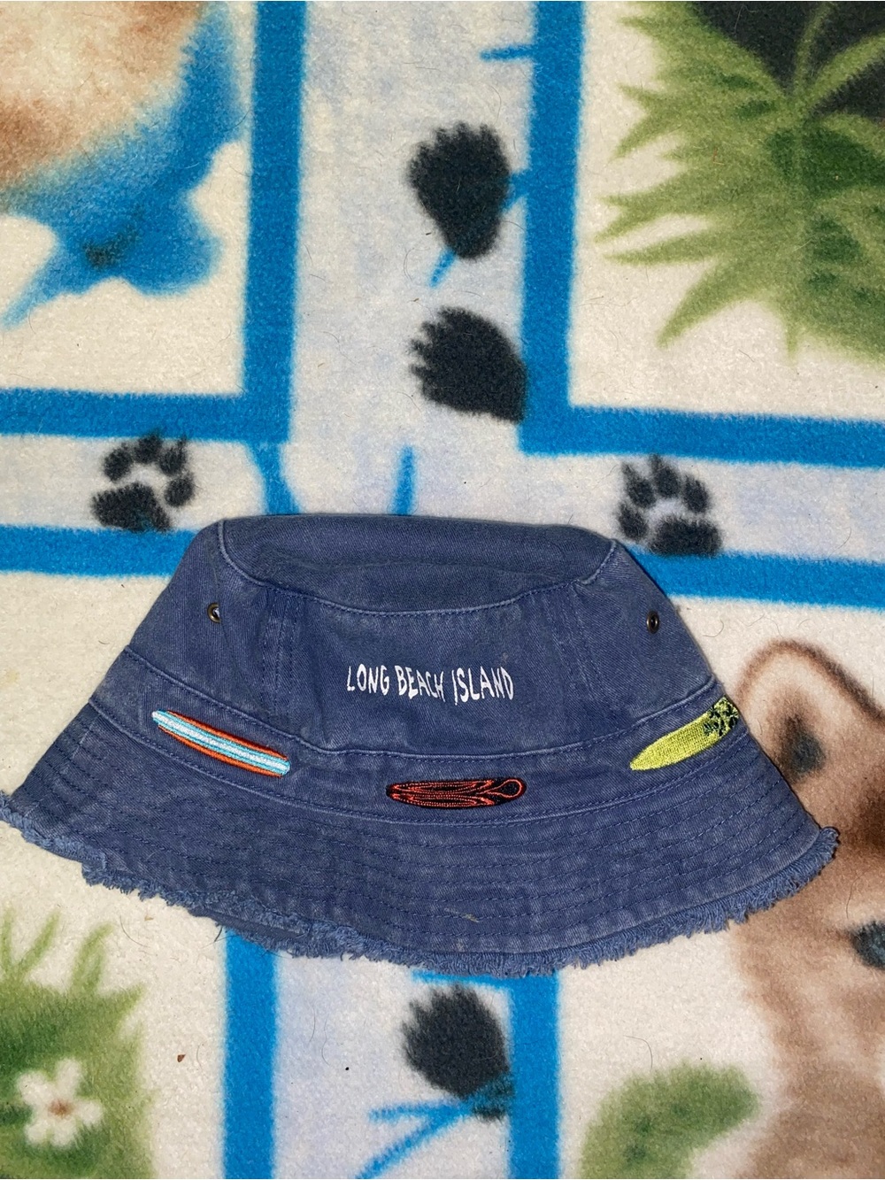 Kids' Navy Bucket Hat